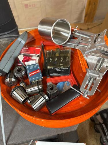 Assorted Machinist Tools, Center Finder Set, Wire Connectors
