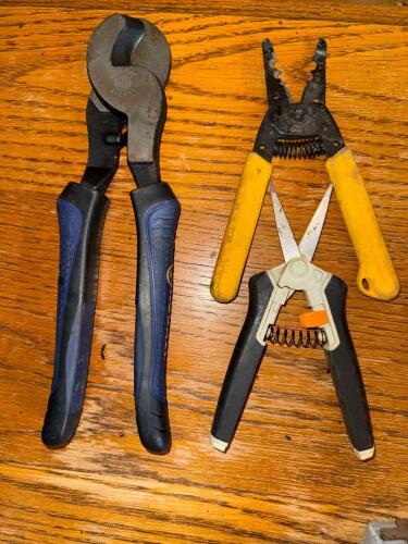 Bolt Cutters, Wire Strippers, and Precision Wire Cutters