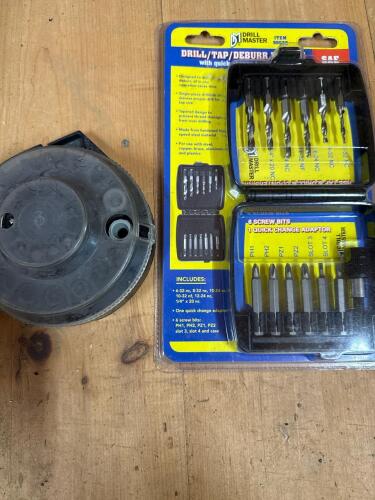Drill Master Bits with Plastic Bit Holder