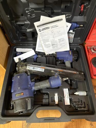 Campbell Hausfeld Nailers and Mini Air Palm Hammer Kit