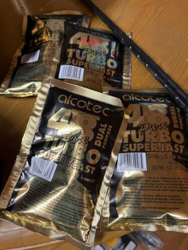 Alcotec 48 Pure Turbo Super Yeast Dual Purpose Packets