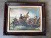 21.5"x17.5" Framed Washington Crossing the Delaware-Style Wall Art