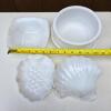 Milk Glass Dishes and Bowls Assortment - 4