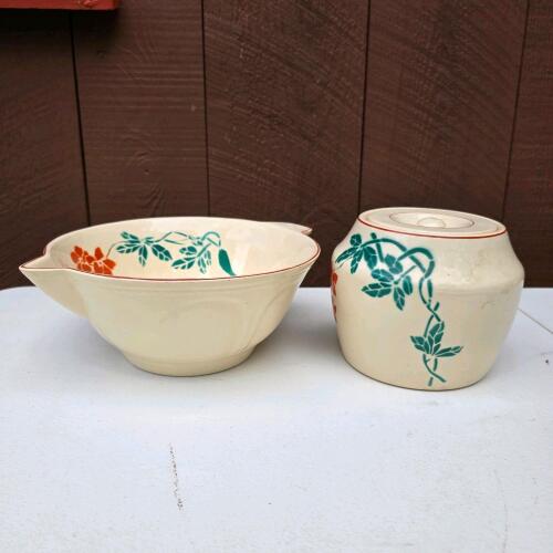 Bennett Bakewares Mixing Bowl and Canister with Lid