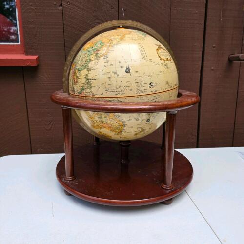 Replogle Globe with Wooden Stand