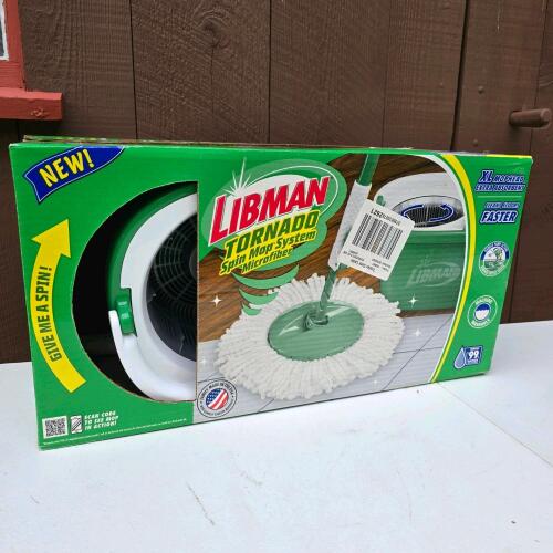 Libman Tornado Spin Mop System Microfiber
