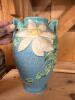 Roseville Vase in Clematis-Style Art Pottery - 4