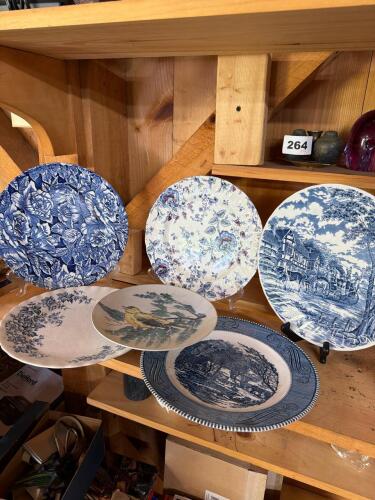 Vintage Decorative Plates, English and American Transferware