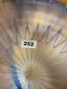 Large Frosted Blue Art Glass Pedestal Bowl - 7