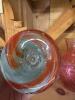 Glass Vases, Swirled Art-Style and Pink FTD - 3