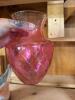 Glass Vases, Swirled Art-Style and Pink FTD - 4