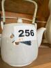 Ceramic teapot and Cups Set With Cherry Blossom Motif - 6