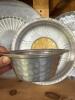 Hand Forged Aluminum Plates, Bowl, and Pitcher Set - 4
