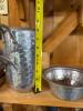 Hand Forged Aluminum Plates, Bowl, and Pitcher Set - 12
