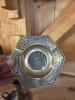 Brass Candle Holder, Brass Embossed Ashtray, Pair of Metal Shakers - 3