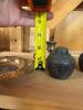 Brass Candle Holder, Brass Embossed Ashtray, Pair of Metal Shakers - 6