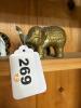 Brass and Metal Elephant Figurines - 8