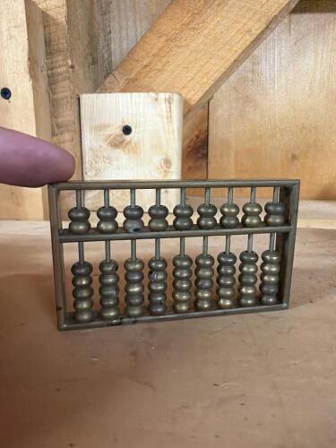 Miniature Brass Abacus