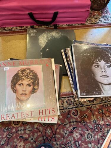 Assorted Records: Linda Ronstadt, Anne Murray, and Barbra Streisand
