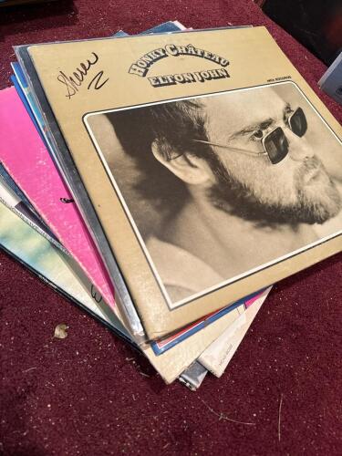 Elton John Vinyl Records Assortment