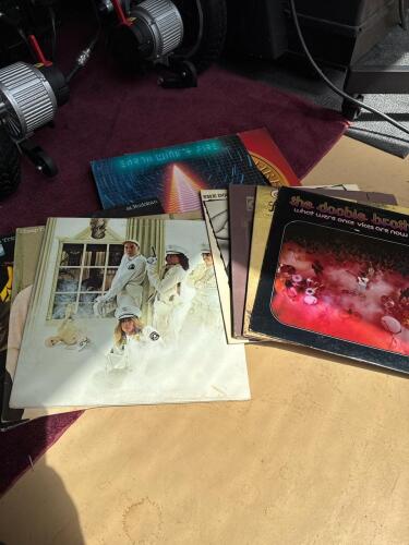 Vintage Vinyl Records: Cheap Trick, The Doobie Brothers, Earth Wind & Fire