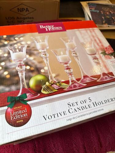 Better Homes and Gardens Holiday Limited Edition Votive Candle Holders