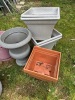 Assorted Garden Planters and Metal Colander Baskets - 2