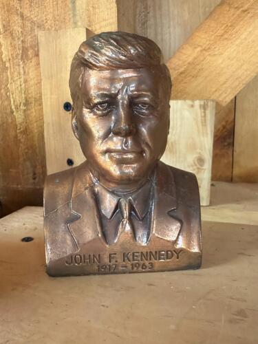 John F. Kennedy Commemorative Bank Bronze-Tone Bust