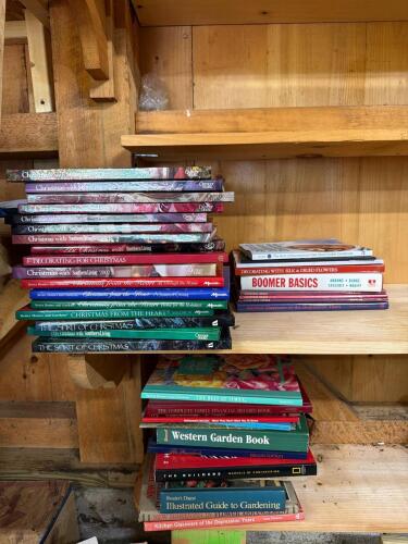 Hardcover and Softcover Books, Decorating and Holiday Themes