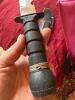 Survival Knife with Black Sheath, 420 Stainless Blade, Missing Compass - 3