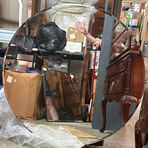Large Round Wall Mirror