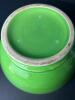 Green Crackle Glaze Ceramic Bowl - 6