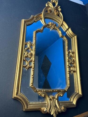 Ornate Rococo Style Reproduction Wall Mirror