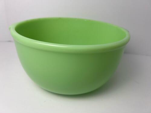 Vintage Green Glass Mixing Bowl