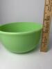 Vintage Green Glass Mixing Bowl - 4