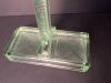 Green Uranium Glass Salt And Pepper Shaker Caddy - 3