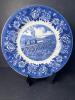 Mt. Washington Cog Railway Staffordshire Blue Transferware Plate