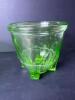 Vintage Green Uranium Glass Reamer and Measuring Cup - 6