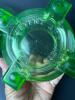 Vintage Green Uranium Glass Reamer and Measuring Cup - 9
