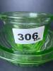 Vintage Green Uranium Glass Reamer and Measuring Cup - 10