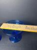 Cobalt Blue Glass Art Deco-Style Dessert Coupes - 4