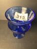 Cobalt Blue Glass Art Deco-Style Dessert Coupes - 5