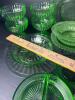 Assortment of Vintage Mostly Uranium Glass Tableware - 6