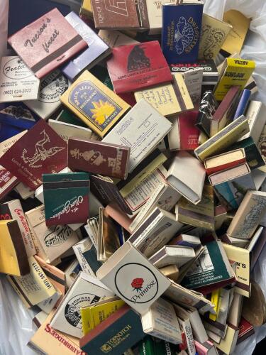 Large Lot Of Vintage Advertising Matchbooks