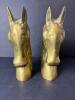 Pair of Brass Horse Head Bookends in the Manner of Mid-Century Modern - 2