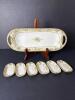 Nippon Art Nouveau-Style Hand Painted Porcelain Nut Dishes