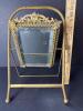 Ornate Brass Tabletop Vanity Mirror With Beveled Glass - 6