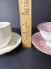 Bone China Tea Cups and Saucers, English Floral Styles - 9