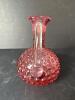 Ruby Hobnail Glass Cruet with Clear Handle - 4