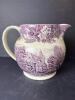 Assorted English Transferware: Teapot, Creamer, Gravy Boat, Cups - 2